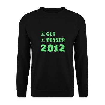 Better 2012 - Unisex Sweatshirt - black - Front - Alina (178cm) & Michal (187cm)