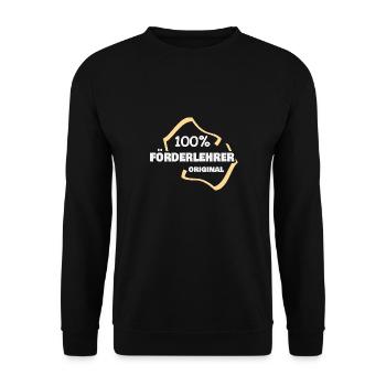 Profession : Enseignant spécialisé - Sweat-shirt Unisexe - noir - Devant - Alina (178cm) & Michal (187cm)