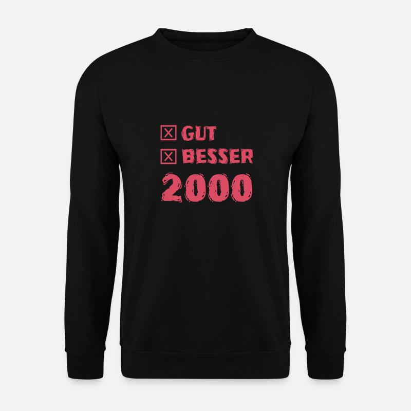 2000 - Unisex Pullover - Schwarz