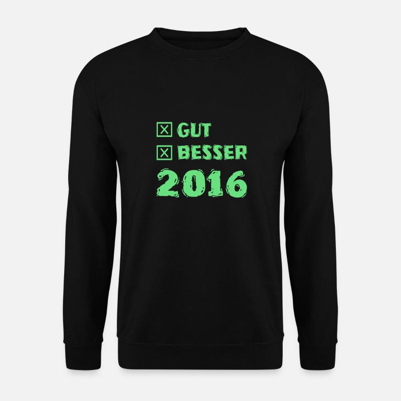 Jahr 2016 - Unisex Pullover - Schwarz
