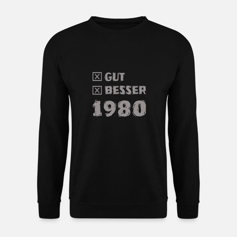 1980 - Unisex Pullover - Schwarz