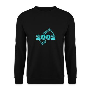 Jahr 2002 - Unisex Pullover - Schwarz - Vorne - Alina (178cm) & Michal (187cm)