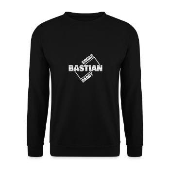 Daddy Bastian - Unisex Pullover - Schwarz - Vorne - Alina (178cm) & Michal (187cm)