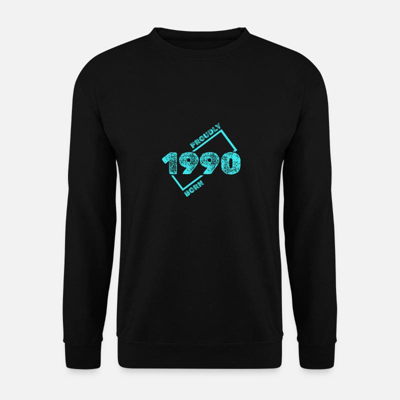 Born 1990 - Unisex Sweatshirt - black
