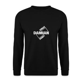 Sugardaddy Damian - Unisex Pullover - Schwarz - Vorne - Alina (178cm) & Michal (187cm)