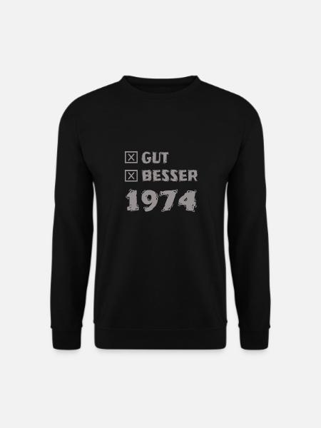 Jahr 1974 - Unisex Pullover - Schwarz