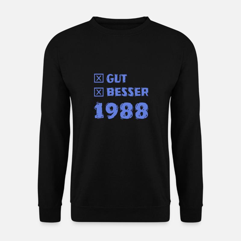 Jahr 1988 - Unisex Pullover - Schwarz