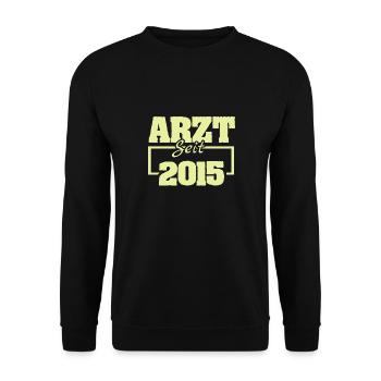 Arzt 2015 - Unisex Pullover - Schwarz - Vorne - Alina (178cm) & Michal (187cm)