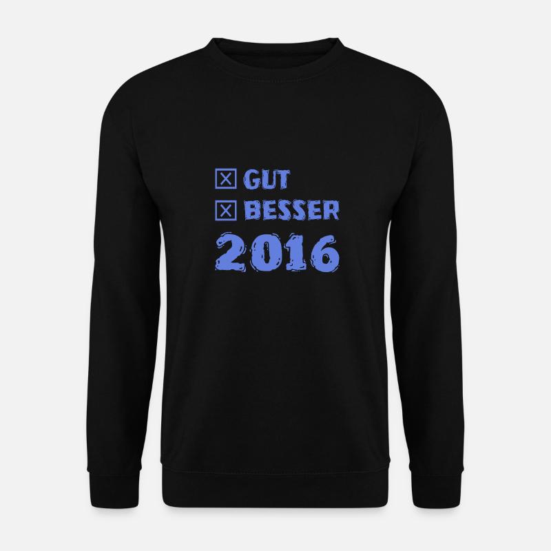 Jahr 2016 - Unisex Pullover - Schwarz
