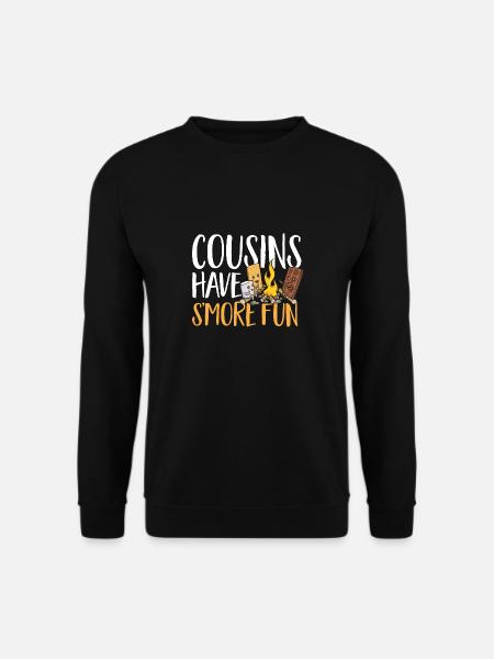 S'more Campfire Marshmallow Camping - Unisex Sweatshirt - black