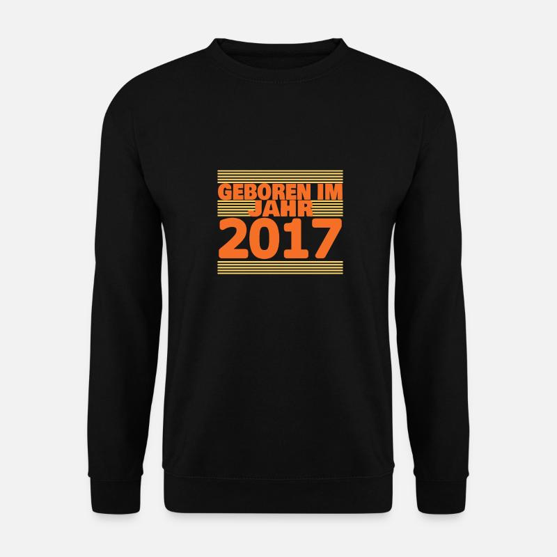 Jahre 2017 - Unisex Pullover - Schwarz