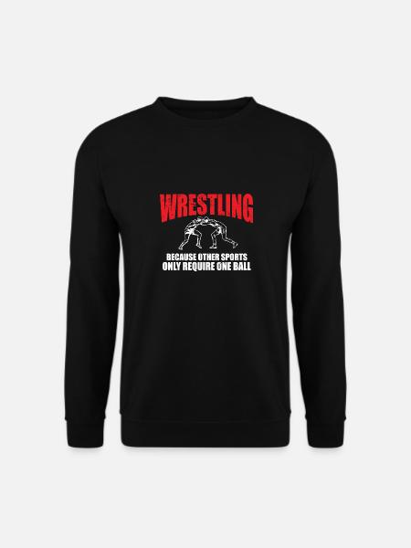 Funny Wrestling Team Athlete Pro Youth Wrestler - Unisex Sweatshirt - black