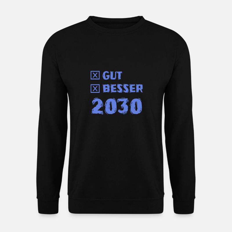 2030 - Unisex Pullover - Schwarz