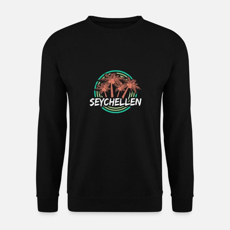 Seychellen als Urlaub - Unisex Pullover - Schwarz
