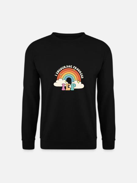 J’encourage le progrès Groovy Sped Teacher - Sweat-shirt Unisexe - noir