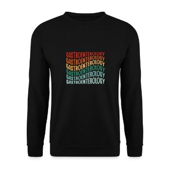 Gastroenterologie Endoskopie Koloskopie - Unisex Pullover - Schwarz - Vorne - Alina (178cm) & Michal (187cm)