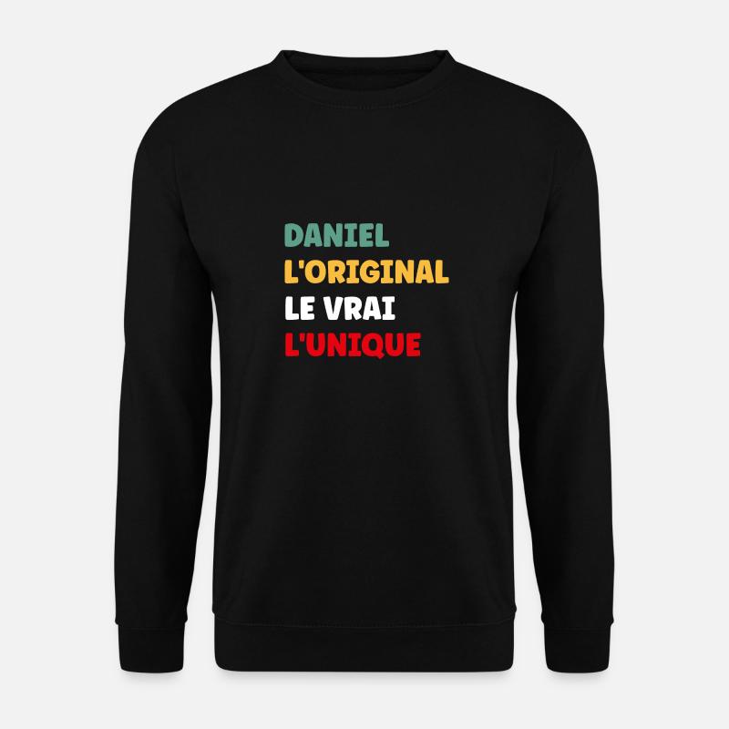 Daniel - Sweat-shirt Unisexe - noir
