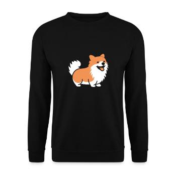 Spitz - Unisex Pullover - Schwarz - Vorne - Alina (178cm) & Michal (187cm)