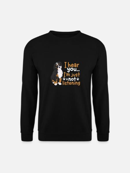 Bernedoodle Dog - Unisex Sweatshirt - black