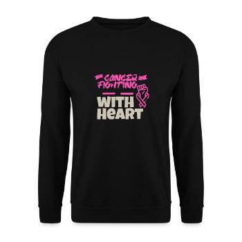 Zodiac Horoscope Astrology Constellations Cancer - Unisex Pullover - Schwarz - Vorne - Alina (178cm) & Michal (187cm)
