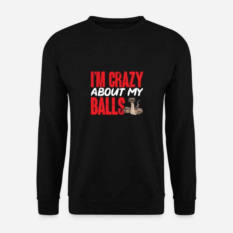 Ball Python Snake King Python - Sweat-shirt Unisexe - noir