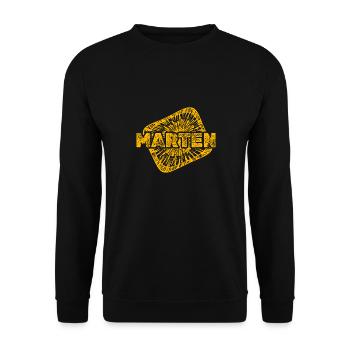 Stardust Marten - Unisex Sweatshirt - black - Front - Alina (178cm) & Michal (187cm)
