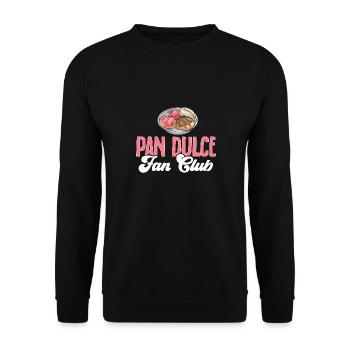 Concha Hispanique Mexicain Pan Dulce - Sweat-shirt Unisexe - noir - Devant - Alina (178cm) & Michal (187cm)
