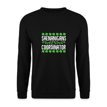 Shenanigan - Unisex Sweatshirt - black - Front - Alina (178cm) & Michal (187cm)