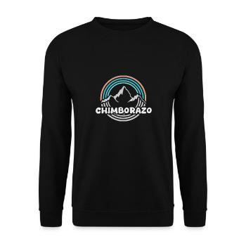 Mount Chimborazo - Unisex Sweatshirt - black - Front - Alina (178cm) & Michal (187cm)