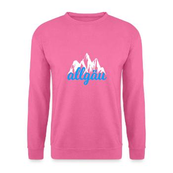 Montagnes de l’Allgäu Randonnée Escalade - Sweat-shirt Unisexe - rose - Devant