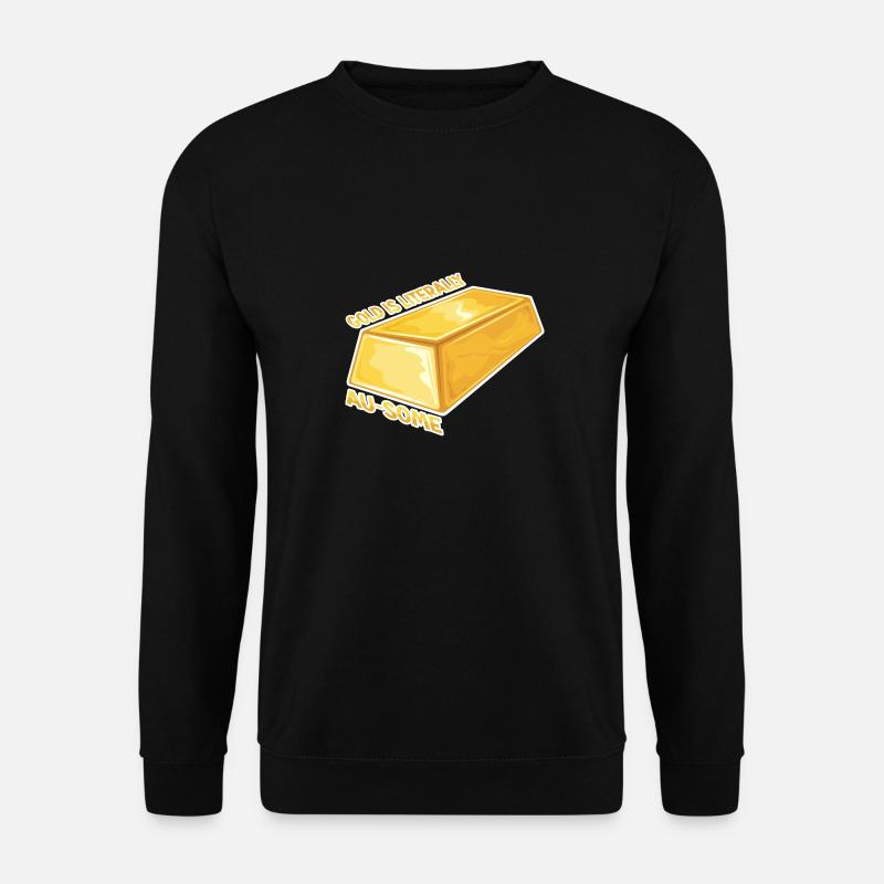 Gold Chemiker Börse Finanzen Anleger Aktionär - Unisex Pullover - Schwarz