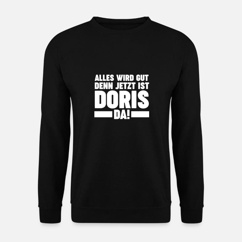 Doris - Unisex Pullover - Schwarz