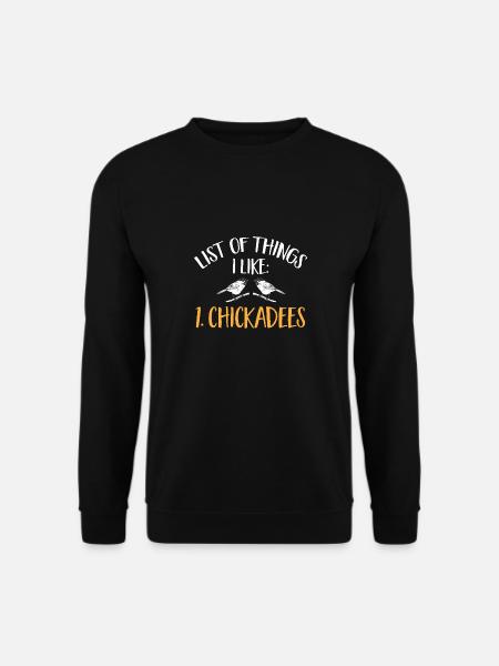 Observation des oiseaux mésanges - Sweat-shirt Unisexe - noir
