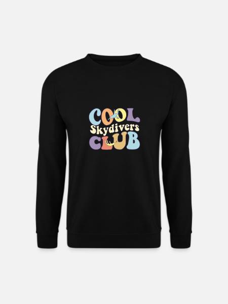 Cool Skydivers Club I Love Skydiving Instructor - Unisex Pullover - Schwarz