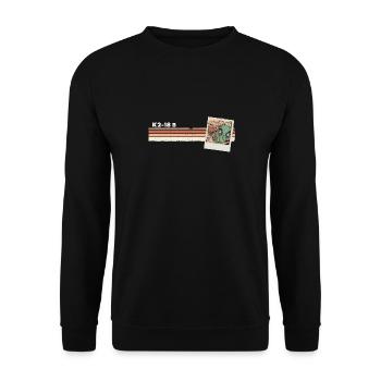 Picture of an Alien on K2-18b Exoplanet Taken by - Unisex Sweatshirt - black - Front - Alina (178cm) & Michal (187cm)