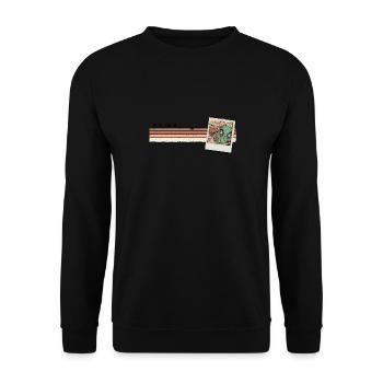 Picture of an Alien on K2-18b Exoplanet Taken by - Unisex Sweatshirt - black - Front - Alina (178cm) & Michal (187cm)