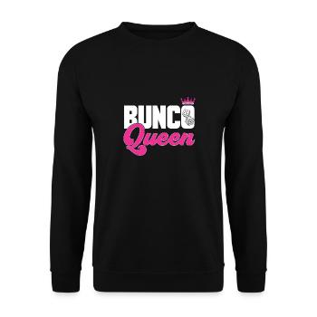 Bunco Dice Game - Unisex Sweatshirt - black - Front - Alina (178cm) & Michal (187cm)