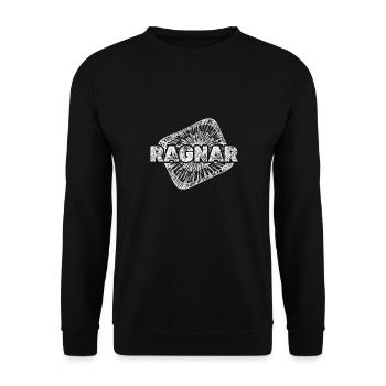 Gift for Ragnar - Unisex Sweatshirt - black - Front - Alina (178cm) & Michal (187cm)