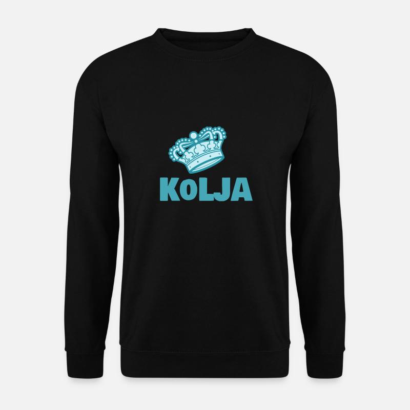 Vorname Kolja - Unisex Pullover - Schwarz