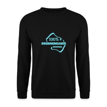 Occupation Well Builder - Unisex Sweatshirt - black - Front - Alina (178cm) & Michal (187cm)