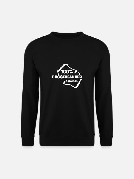 Profession Excavator Driver - Unisex Sweatshirt - black
