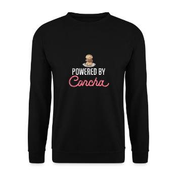 Concha Hispanic Mexikanisch Pan Dulce - Unisex Pullover - Schwarz - Vorne - Alina (178cm) & Michal (187cm)