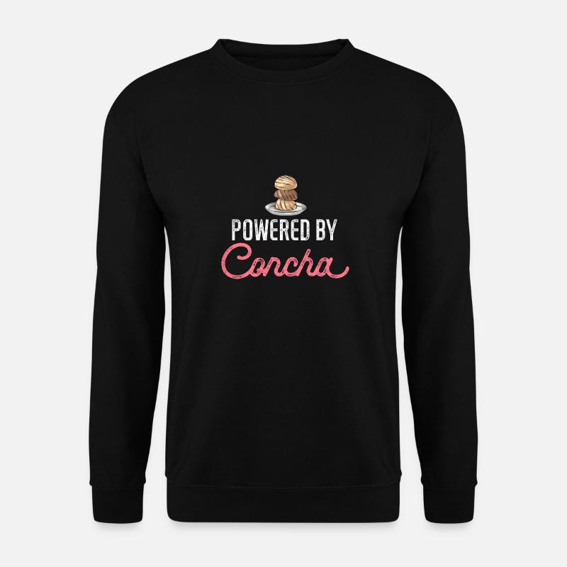 Concha Hispanic Mexican Pan Dulce - Unisex Sweatshirt - black