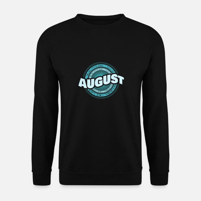 August - Unisex Pullover - Schwarz