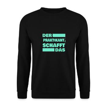 Trainee - Unisex Sweatshirt - black - Front - Alina (178cm) & Michal (187cm)