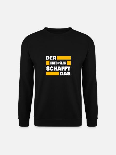 Woodturning as work - Unisex Sweatshirt - black