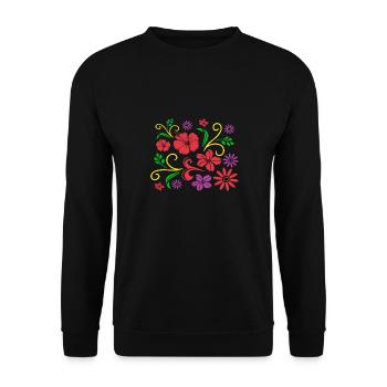 Botaniker - Unisex Pullover - Schwarz - Vorne - Alina (178cm) & Michal (187cm)