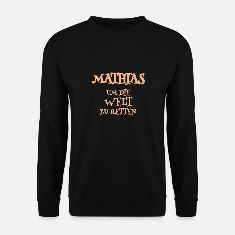 Helper Mathias - Unisex Sweatshirt - black