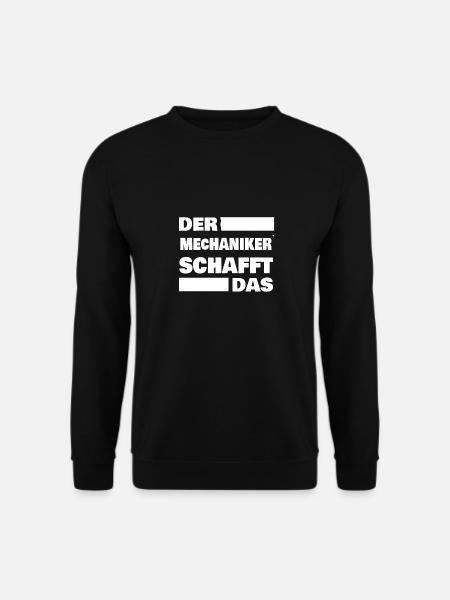 Mechanic as work - Unisex Sweatshirt - black