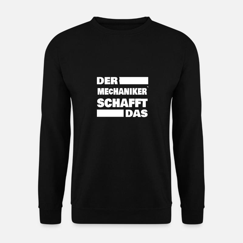 Mechanic as work - Unisex Sweatshirt - black